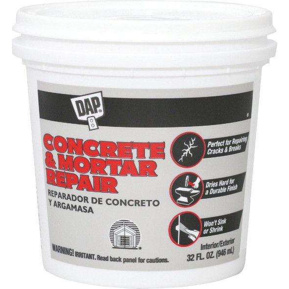 34611 Dap Bondex 1 Qt Pre Mixed Gray Concrete Patch