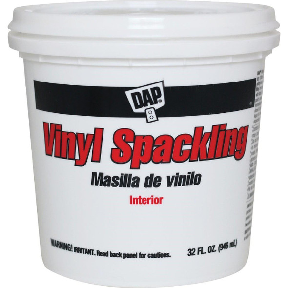 12132 DAP 1 Qt. Heavy-Duty Vinyl Interior Vinyl Spackling Compound