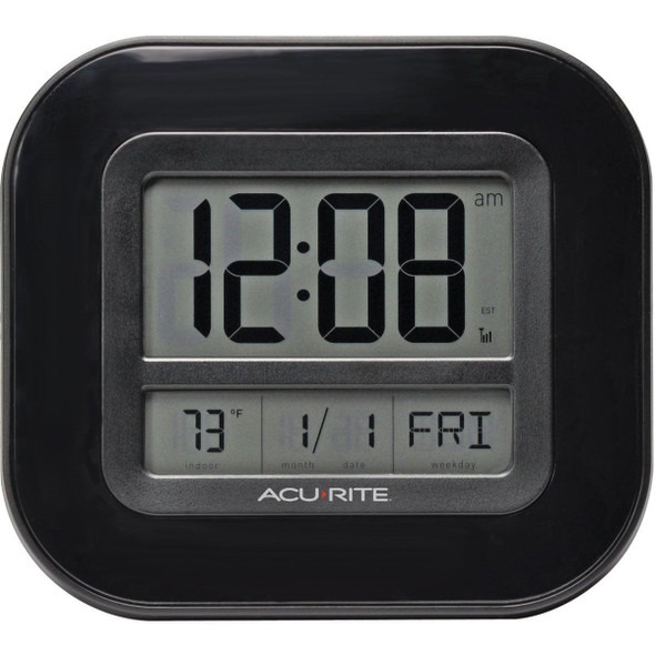 75172 AcuRite Atomic Digital Wall Clock