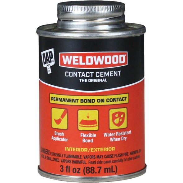 00107 DAP Weldwood 3 Oz. Liquid Contact Cement