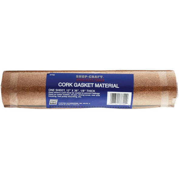 37700 Custom Accessories 12 In. W. x 36 In. L. x 1/8 In. Thick Cork Gasket Material