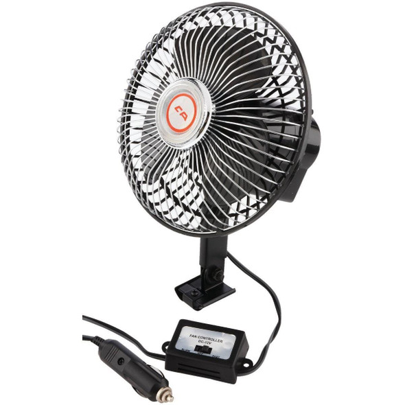 40009 Custom Accessories Oscillating Auto/Car Fan