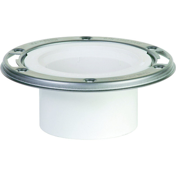 886-4PMSPK Sioux Chief 4 In. Schedule 40 DWV PVC Closet Flange