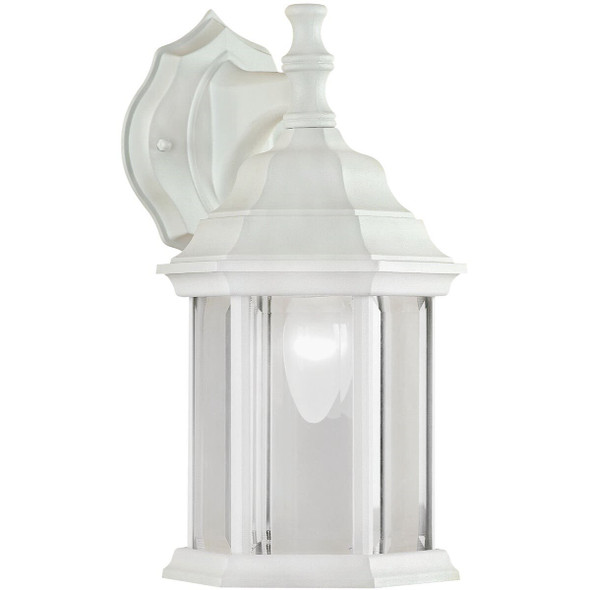 IOL4WH Home Impressions White Incandescent Type A Outdoor Wall Light Fixture