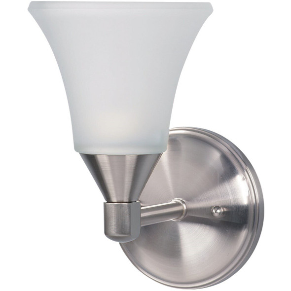 IVL221A01BN Home Impressions Grace 1-Bulb Brushed Nickel Vanity Bath Light Bar