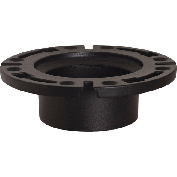 886-4A Sioux Chief 4 In. Hub ABS Open Toilet Flange w/1-Piece Plastic Ring