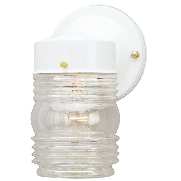 IOL20WH Home Impressions White Incandescent Type A Outdoor Wall Light Fixture