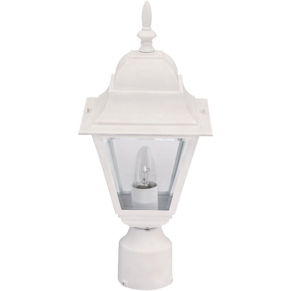IOL13WH Home Impressions White Incandescent Post Light Fixture