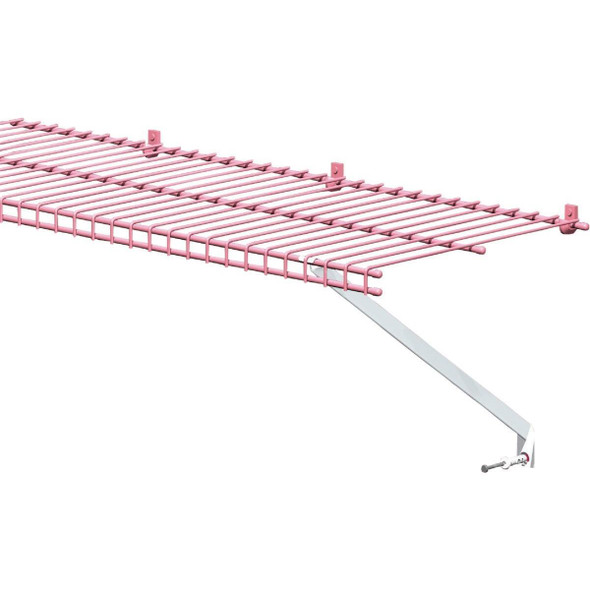 660600 ClosetMaid 12 In. White Shelving Support Bracket (2-Pack)