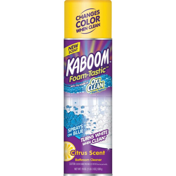 35275 Kaboom Foam-Tastic 19 Oz. Citrus Scent Bathroom Cleaner with OxiClean
