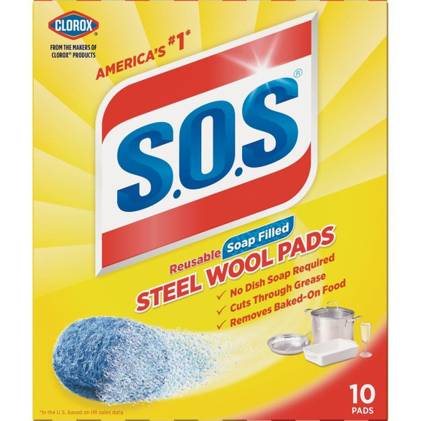 10002 S.O.S. Soap Scouring Pad (10 Count)