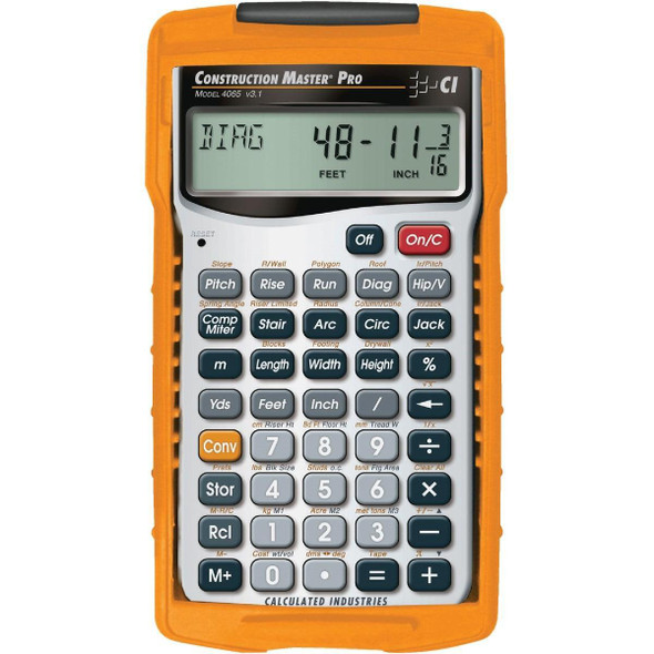 4065 Calculated Industries Construction Master Pro Project Calculator