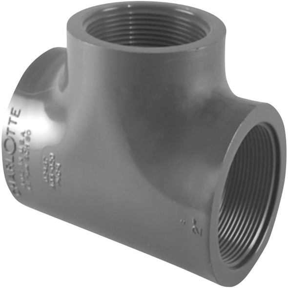 PVC 08402  1800HA Charlotte Pipe 1-1/2 In. FIP Schedule 80 PVC Tee