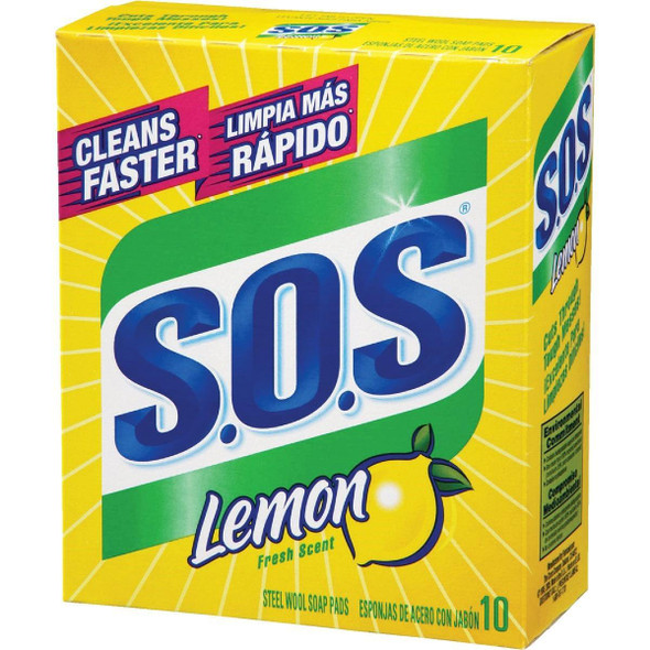 10001 S.O.S. Lemon Scouring Pad (10 Count)