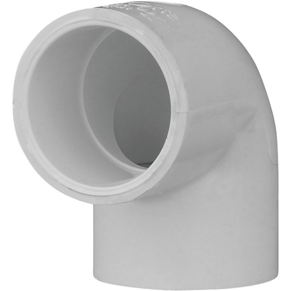 PVC 02300C 0800HA Charlotte Pipe 3/4 In. Slip x Slip Schedule 40 90 Deg. PVC Elbow (1/4 Bend) (10-Pack)