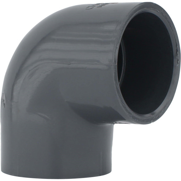 PVC 08300  2000HA Charlotte Pipe 2 In. Slip x Slip Schedule 80 90 Deg. PVC Elbow (1/4 Bend)