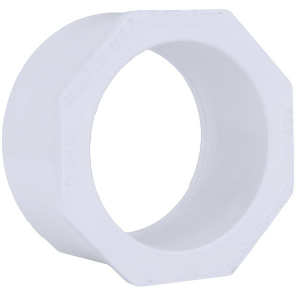 PVC 02107  4400HA Charlotte Pipe 4 In. SPG x 3 In. Slip Schedule 40 PVC Bushing