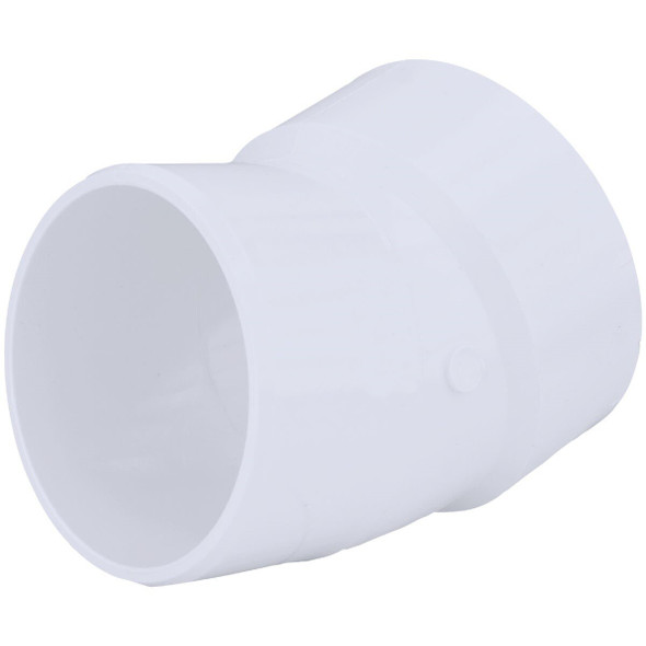PVC 00326  1200HA Charlotte Pipe 4 In. Schedule 40 22-1/2 Deg. DWV PVC Street Elbow (1/16 Bend)