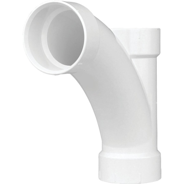 PVC 00501  1000HA Charlotte Pipe 3 In. Tee-Wye DWV PVC Tee