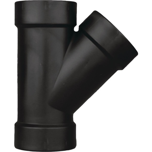 ABS 00600  1000HA Charlotte Pipe 3 In. Hub x Hub x Hub ABS Wye