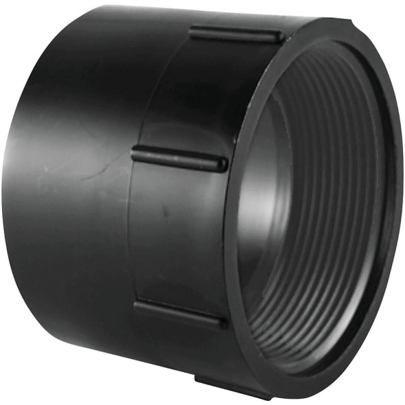 ABS 00101  1000HA Charlotte Pipe 3 In. Hub x FPT Female ABS Adapter