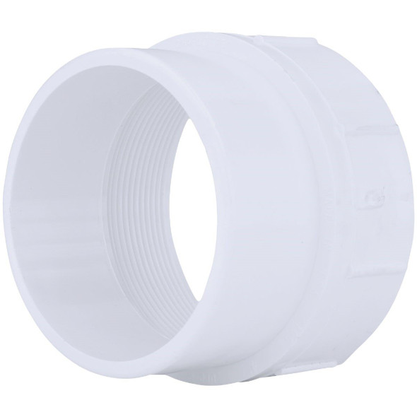 PVC 00105  1200HA Charlotte Pipe 4 In. SPG x 4 In. FIP Schedule 40 DWV PVC Cleanout