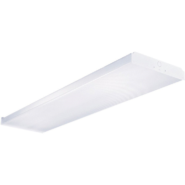 WN432R Metalux 4 Ft. 4-Bulb Fluorescent Wraparound Ceiling Light Fixture