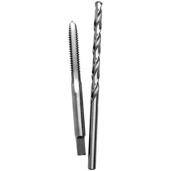 95302 Century Drill & Tool  4-40 National Coarse Carbon Steel Tap-Plug  and #43 Wire Gauge Drill Bit