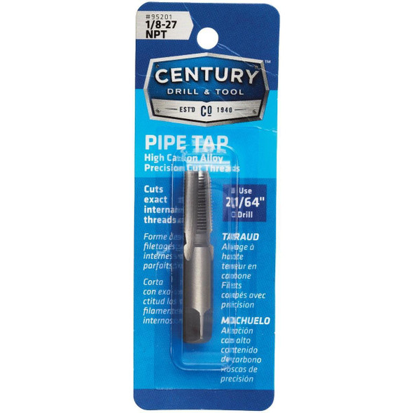 95201 Century Drill & Tool 1/8-27 NPT National Pipe Thread Tap