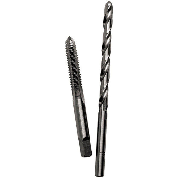 95404 Century Drill & Tool 1/4-28 National Fine Carbon Steel Tap-Plug  and #3 Wire Gauge Drill Bit