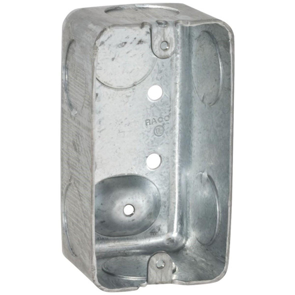 G19281-3/4-UPC Southwire 2-1/8 In. x 4 In. x 1-7/8 In. 8-Knockout Handy Box