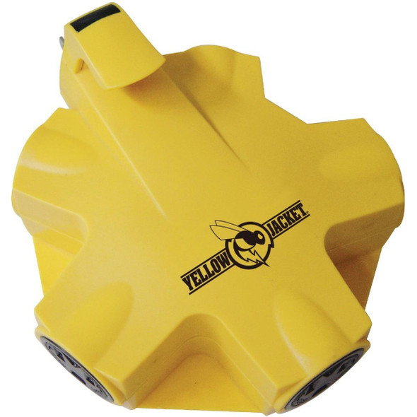 827362 Yellow Jacket Yellow 15A 5-Outlet Outdoor Tap