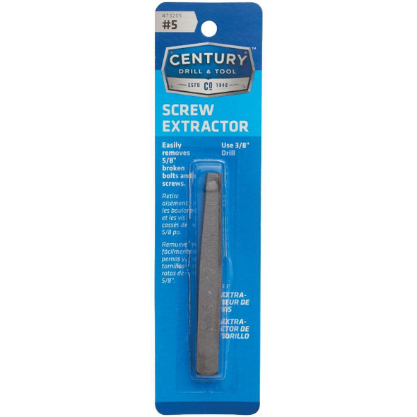 73205 Century Drill & Tool #5 Straight Flute Screw Extractor