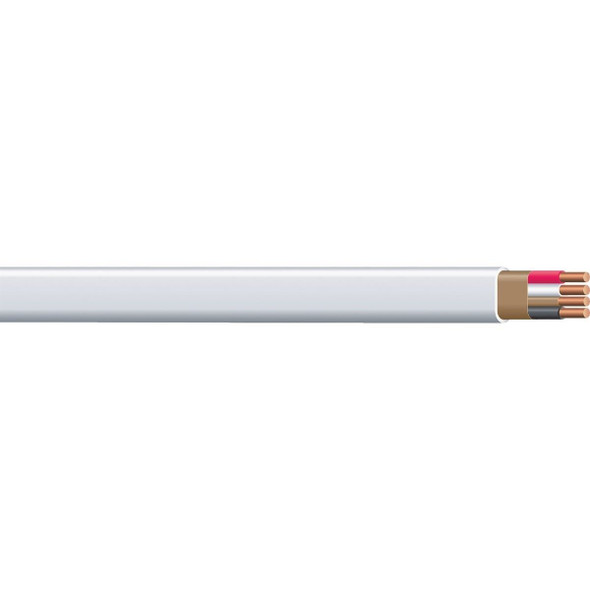63946821 Romex 25 Ft. 14/3 Solid White NMW/G Electrical Wire