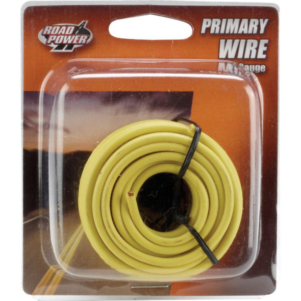55670833 ROAD POWER 17 Ft. 14 Ga. PVC-Coated Primary Wire, Yellow
