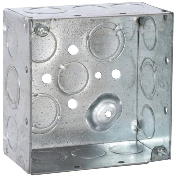52171-S-UPC Southwire Screw-On 4 In. x 4 In. Welded Steel Square Box
