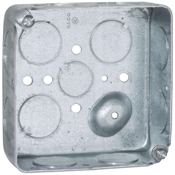 52151-3/4DR-UPC Southwire Screw-On 4 In. x 4 In. Drawn Steel Square Box