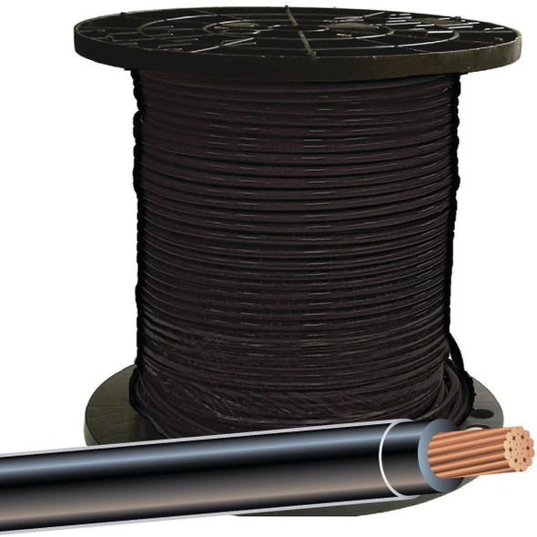 20488312 Southwire 500 Ft. 8 AWG Stranded Black THHN Electrical Wire