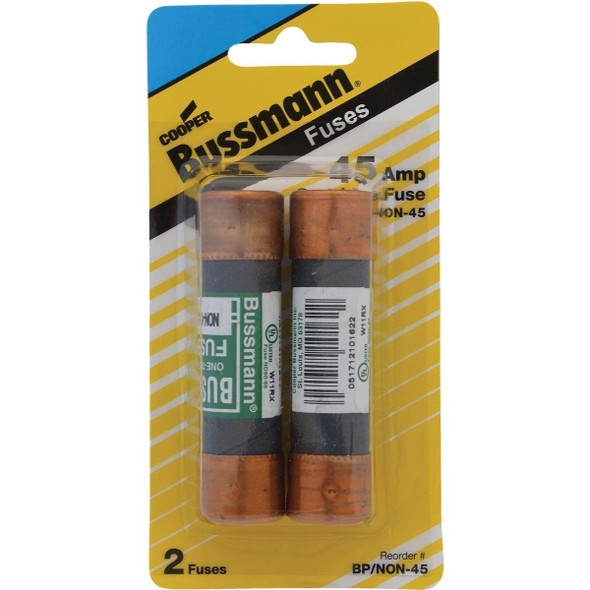 BP/NON-45 Bussmann 45A NON Cartridge General Purpose Cartridge Fuse (2-Pack)