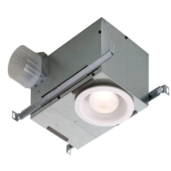 744 Broan 70 CFM 1.5 Sones 120V Bath Exhaust Fan with Recessed Light