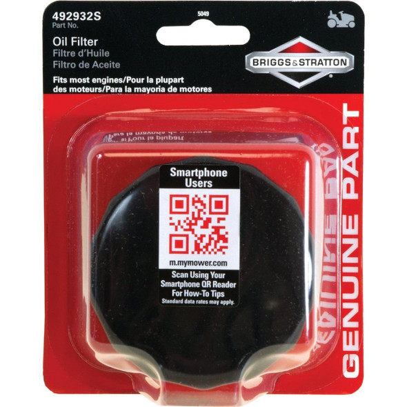 5049K Briggs & Stratton 492932s Oil Filter