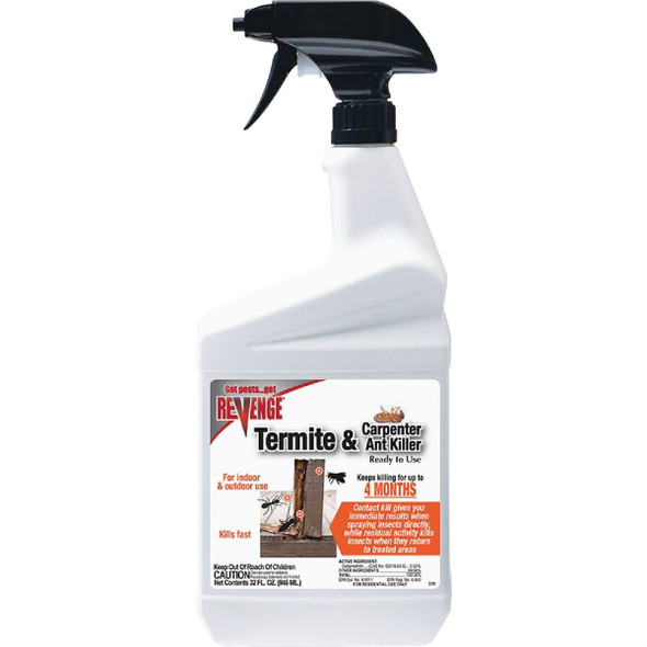 4620 Bonide Revenge 32 Oz. Ready To Use Trigger Spray Indoor/Outdoor Termite & Carpenter Ant Killer