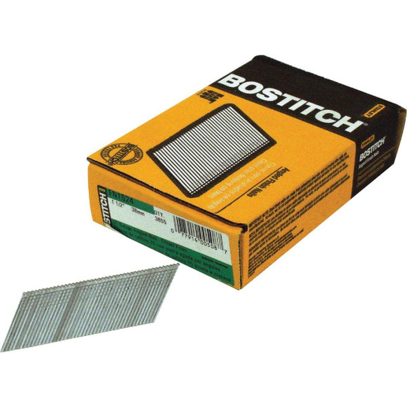 FN1520 Bostitch 15-Gauge Coated 25 Degree FN-Style Angled Finish Nail, 1-1/4 In. (3655 Ct.)