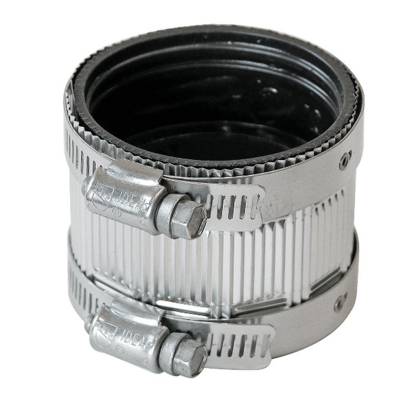 21120 Black Swan 2 In. Neoprene No-Hub Coupling with Stainless Steel Clamps