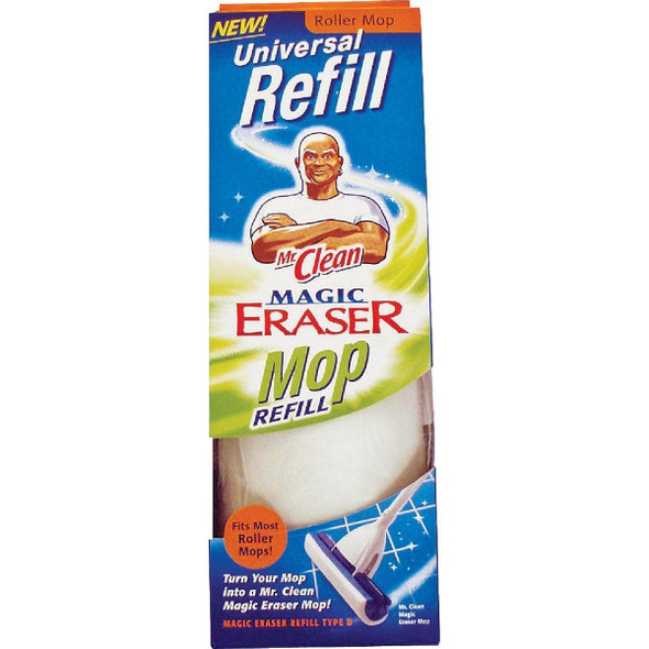 446841 Mr. Clean Magic Eraser 10 In. Foam Roller Mop Refill