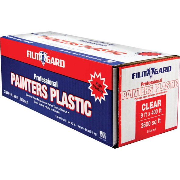 626260 Film Gard 9 Ft. x 400 Ft. .35 mil High-Density Painter's Plastic Drop Cloth