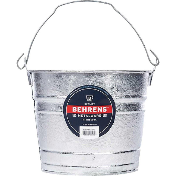 1205 Behrens 5 Qt. Hot-Dipped Steel Pail