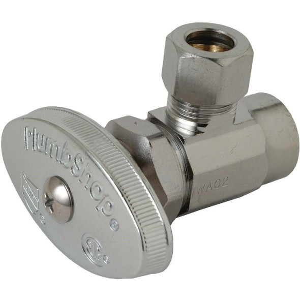 R19X C1 BrassCraft 1/2 In. Nominal Sweat Inlet x 3/8 In. O.D. Tub Sweat Angle Valve