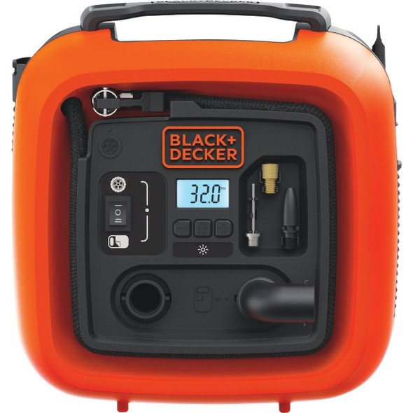 BDINF12C Black & Decker Air Station 12-Volt 160 psi Portable Electric Inflator
