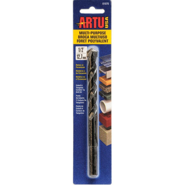 01070 ARTU 1/2 In. Cobalt General Purpose Drill Bit